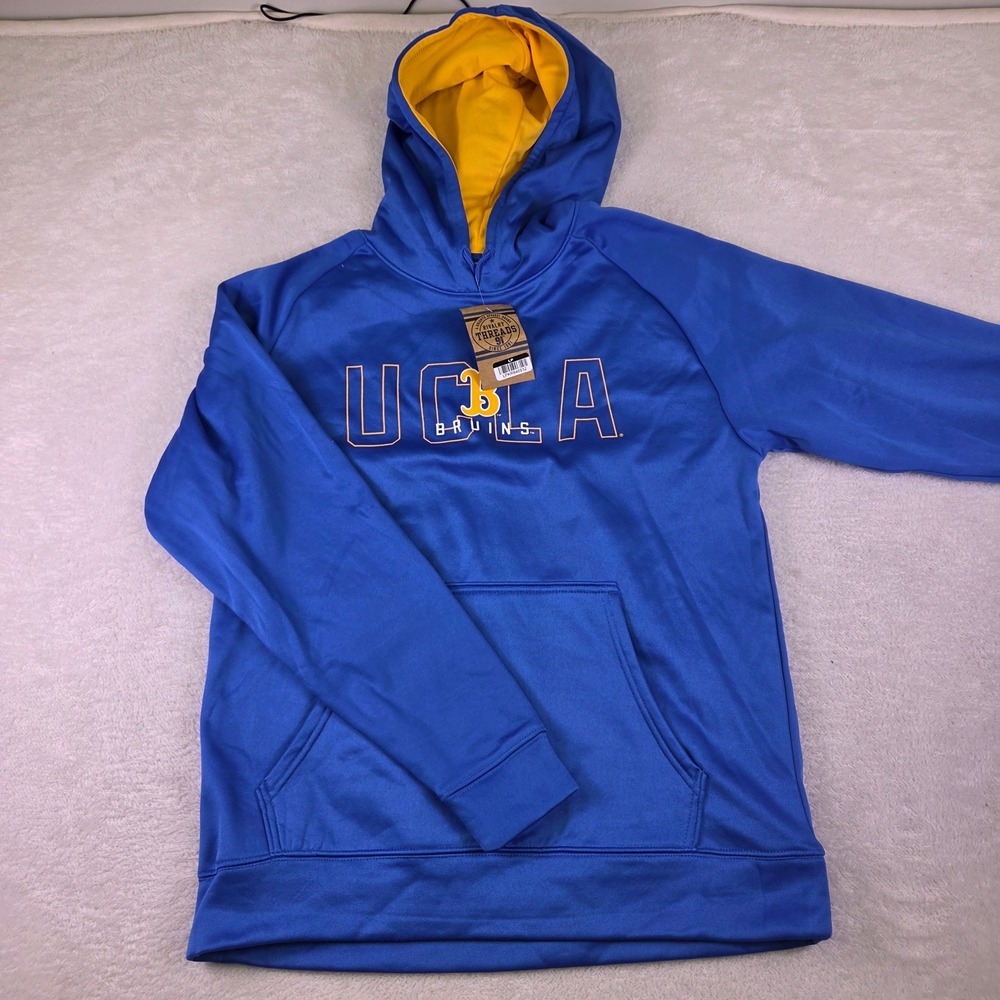 Rivalry Threads UCLA Bruins Hoodie Blue Gold Mens Medium TAMVE4ITAR NWT